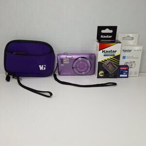 Nikon Coolpix S3500 20.1 MP Compact Digital Camera Purple Accessories Bundle